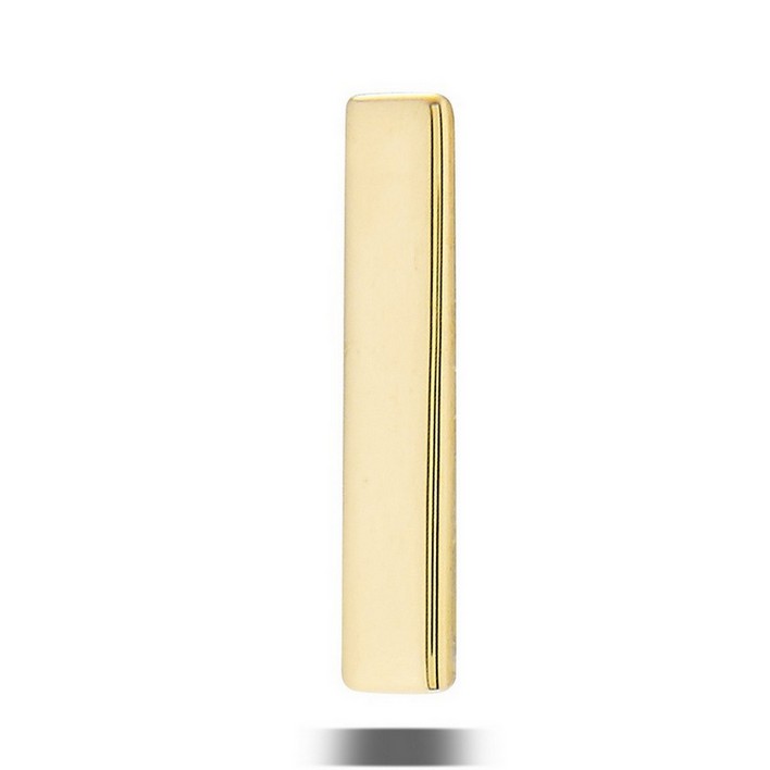 DT123 Flat Rectangle 10mm x 2mm Large – Body Gems | Gold Body Jewelry ...