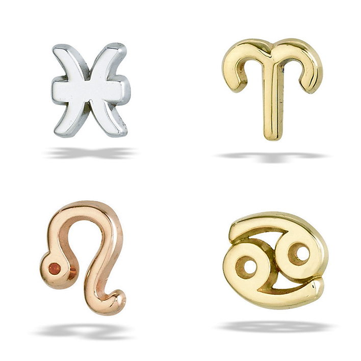 DT365 Zodiac Symbol Body Gems Gold Body Jewelry With Style